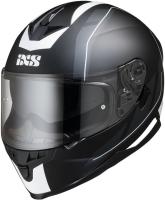 IXS Шлем HX 1100 2.0 Чёрн-серо-белый глянец в Челябинске