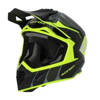 Acerbis Шлем кроссовый X-Track 22-06 Black/Fluo-Yellow в Челябинске