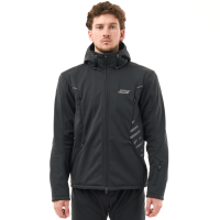 Dragonfly Мототолстовка DF Urban Man 2025 Black с защитой в Челябинске