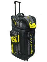 Grom Сумка для экипировки с колесами MX1 Gearbag Fragments Neongrey в Челябинске