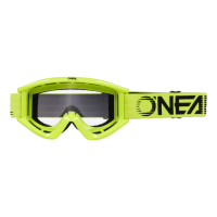 Oneal Маска кроссовая B-Zero V.22 желтая оправа, прозрачная линза в Челябинске