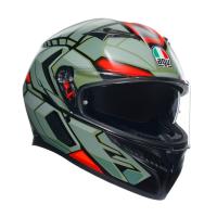 AGV Шлем K3 Decept Matt Black/Green/Red в Челябинске