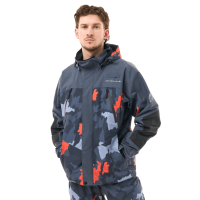 Dragonfly Мембранная куртка Quad 2.0 Man 2025 Grey - Orange Camo в Челябинске