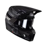 Leatt Мотошлем кроссовый Moto 9.5 Carbon Helmet Kit V26 Black в Челябинске
