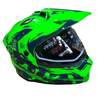 AiM Шлем детский JK802Y Green/Blue в Челябинске