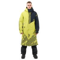Dragonfly Плащ зимний Race Coat Man 2025 Lime-Black в Челябинске