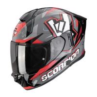Scorpion Exo Мотошлем Exo-530 Air Rok Серый/Черный/Красный в Челябинске