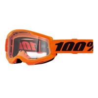 100% Очки Strata 2 V26 Goggle Neon Orange / Clear в Челябинске