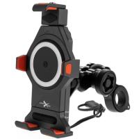 Extreme Style Мото держатель с беспроводной зарядкой anti-vibration R17W в Челябинске