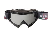 AiM Очки кроссовые (PRO) 157-100 Black Glossy в Челябинске