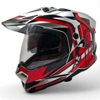 AIM Шлем кросс/эндуро JK802S Red/Grey/Black в Челябинске