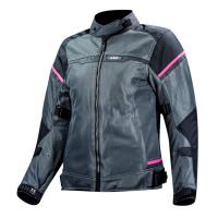 LS2 Мотокуртка женская Riva Lady черно-темно-серо-розовый в Челябинске