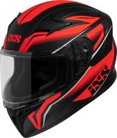 IXS Шлем 136 2.0 Kids Star 2 Черно-красно матовый в Челябинске