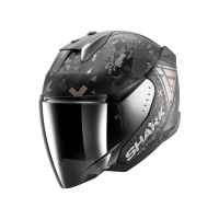 Shark Шлем Skwal I3 Jet Hellcat Mat Black/Chrome/Anthracite в Челябинске