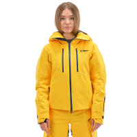 Dragonfly Куртка утепленная Gravity Premium Woman Yellow-Dark Ocean в Челябинске