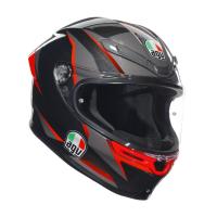 AGV Шлем K6 S 2206 Slashcut Black/Grey/Red в Челябинске