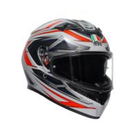 AGV Шлем K3 22.06 Space Matt White/Red Fluo в Челябинске