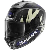 Shark Шлем Spartan RS Stingrey Mat Antracite/Antracite/Blue в Челябинске