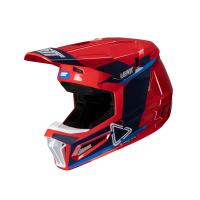 Leatt Шлем кроссовый детский Helmet Kit Moto 3.5 Jr V25 Royal в Челябинске