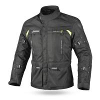 Dimox Мотокуртка текстиль Explorer Mens Touring Black/Yellow в Челябинске
