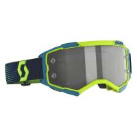 Scott Очки кроссовые Fury LS neon yellow/blue light sensitive grey works в Челябинске