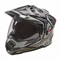 AIM Шлем кросс/эндуро JK802S Black/Grey/White в Челябинске