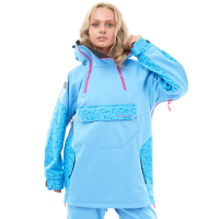 Dragonfly Куртка-анорак сноубордическая DF Uktus Woman Blue - Pink в Челябинске