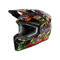 Oneal Шлем кроссовый детский 3Series Youth Crank V.24 красный/ зеленый в Челябинске