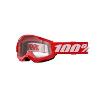100% Очки подростковые Strata 2 Junior Red / Clear в Челябинске