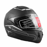 Beon Шлем модуляр B-700 Matt Grey/Black White в Челябинске