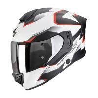Scorpion Exo Мотошлем Exo-530 Air Clip Белый Матовый/Черный/Красный в Челябинске