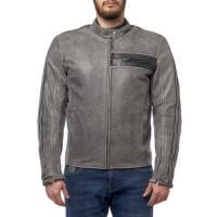 Moteq Куртка кожаная Defender grey в Челябинске