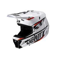 Leatt Шлем кроссовый детский Helmet Kit Moto 3.5 Jr V25 White в Челябинске