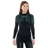 Dragonfly Термофутболка DF 3DThermo Green с длинным рукавом Woman в Челябинске