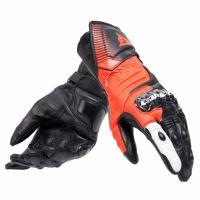 Dainese Перчатки Carbon 4 Long Black/Fluo-Red/White в Челябинске
