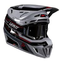 Leatt Шлем кроссовый 8.5 Grey V26 + очки Velocity 5.5 в Челябинске