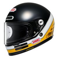 Shoei Мотошлем Glamster 06 Abiding черно-бело-желтый TC-3 в Челябинске