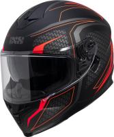 IXS Шлем интеграл HX 1100 2.4 Черный/Матовый/Красный в Челябинске