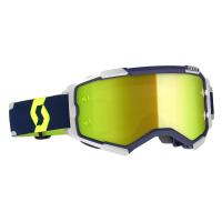 Scott Очки кроссовые Fury blue/grey yellow chrome works в Челябинске