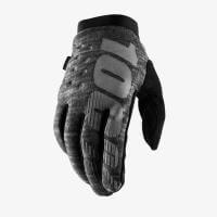 100% Мотоперчатки текстильные Brisker Glove Heather Grey  в Челябинске