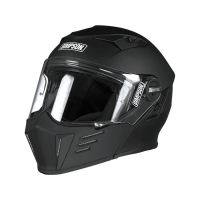 Simpson Шлем модуляр Darksome Matt Black в Челябинске
