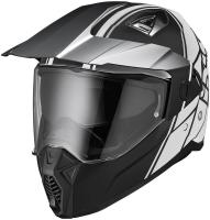 IXS Шлем IXS 208 2.0 Черно-Белый Матовый в Челябинске