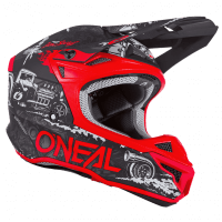 ONEAL Кроссовый шлем 5Series HR Черный/Красный в Челябинске
