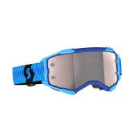 Scott Очки кроссовые Fury blue/black/silver chrome works в Челябинске