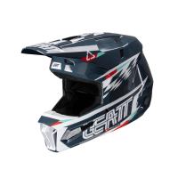 Leatt Шлем кроссовый Helmet Kit Moto 3.5 V25 Blue в Челябинске