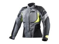 LS2 Мотокуртка женская Phase Lady Jacket серо-чёрно-жёлтый в Челябинске