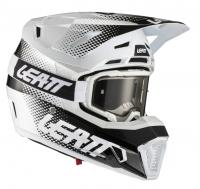 Leatt Шлем кроссовый Kit Moto 7.5 V22 White в Челябинске