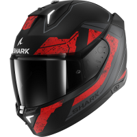 Shark Шлем Skwal i3 Rhad Mat Black/Chrome/Red в Челябинске