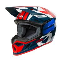 Oneal Кроссовый шлем 3Series Ride V.25 синий/белый в Челябинске