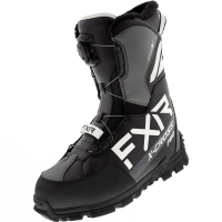 FXR Ботинки снегоходные X-Cross Pro BOA с утеплителем Black/White в Челябинске